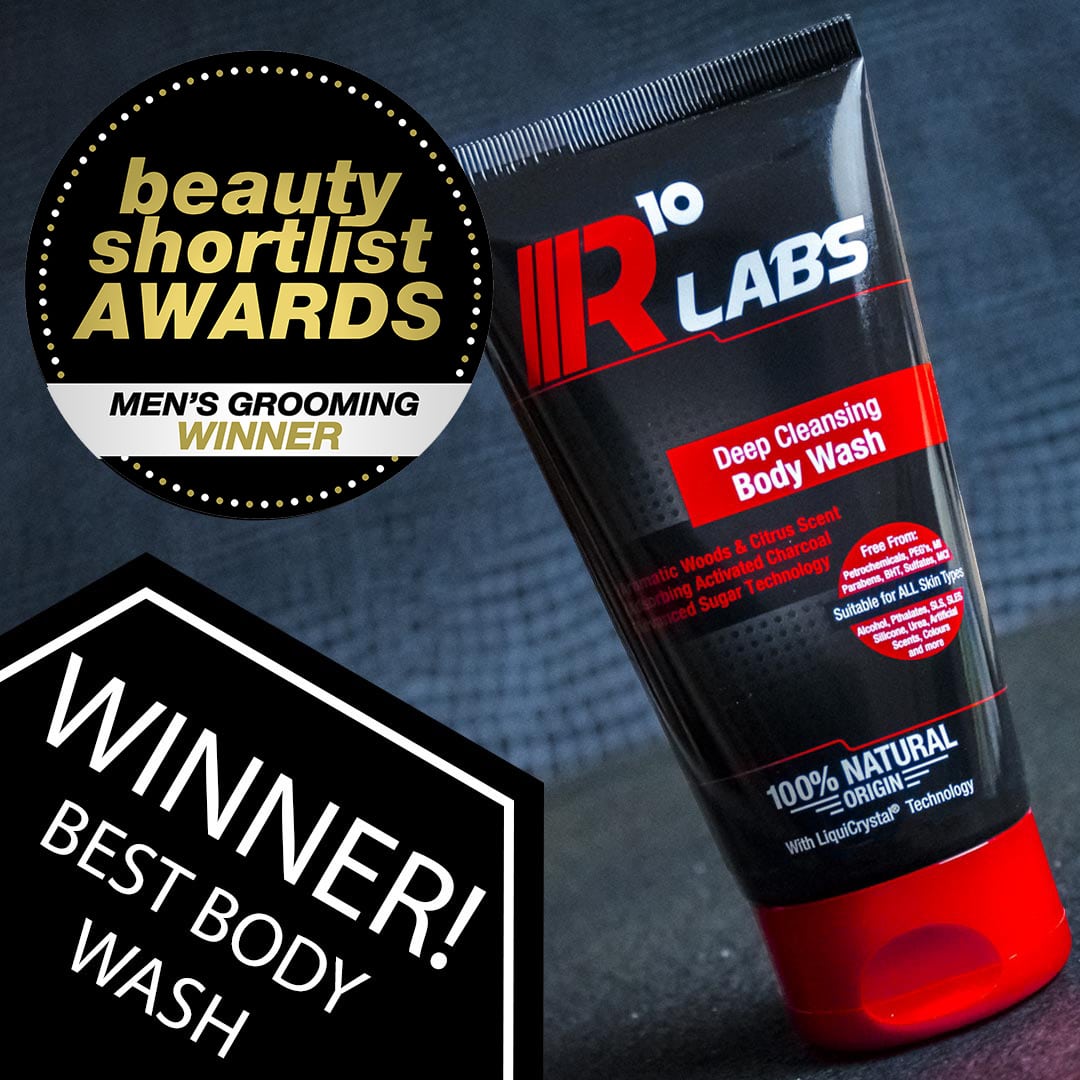 R10 Labs Best Body Wash Beauty Shortlist Awards